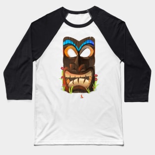 Tiki Mask Baseball T-Shirt